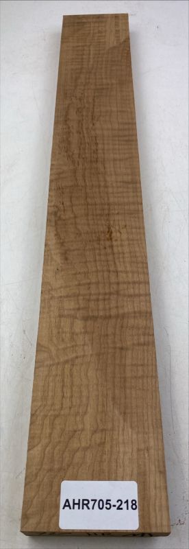 Neck Sycamore / European Maple, curly, "Caramel" - Unique Piece #218